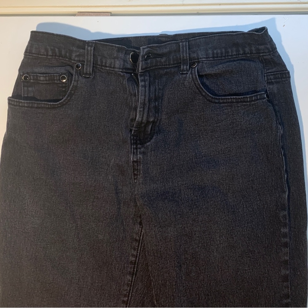 diane gilman black jeans (6p)